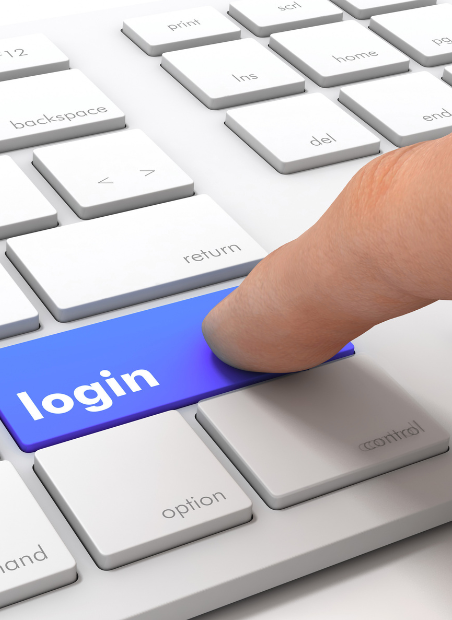 Customer Login Page Image